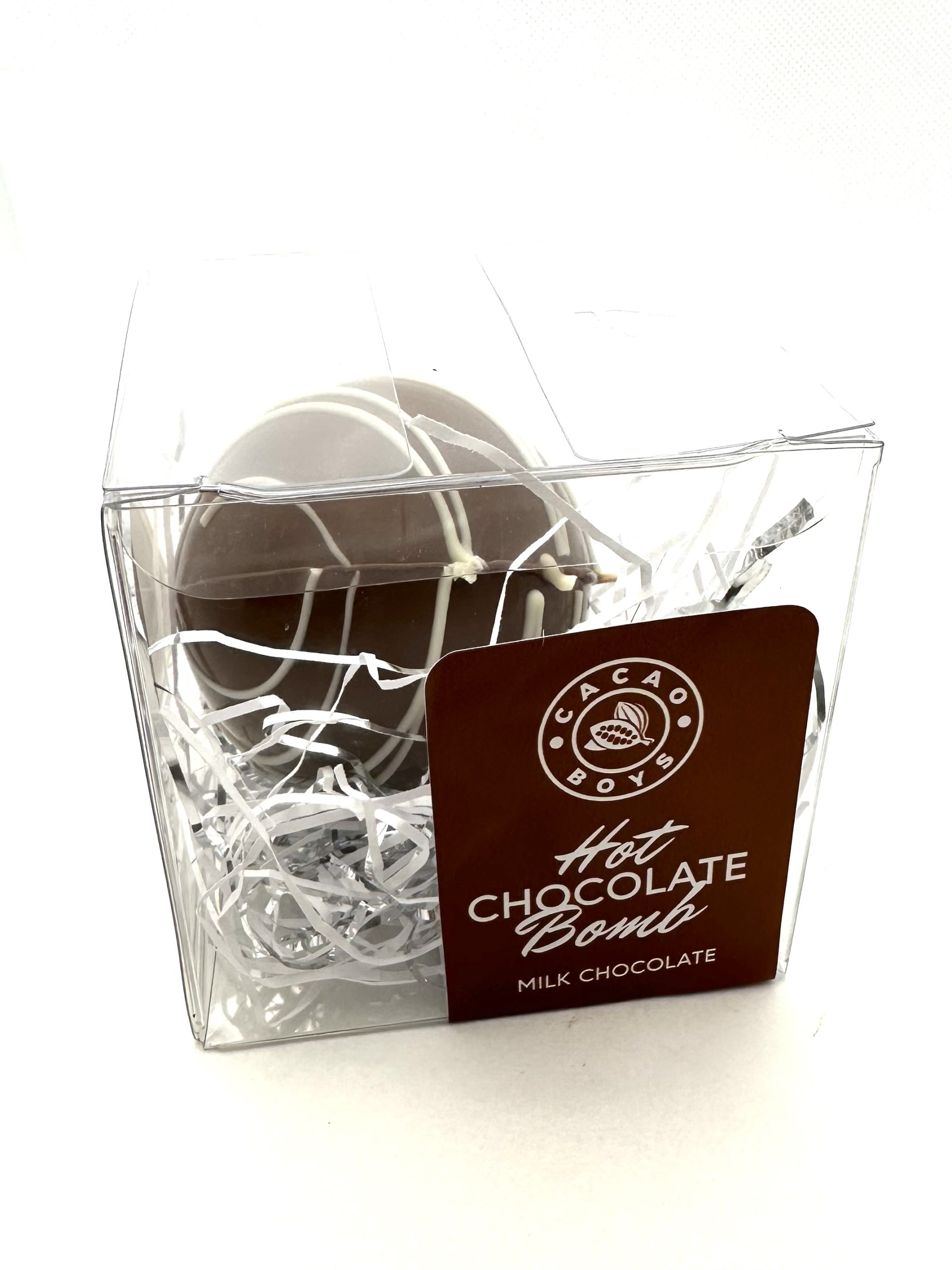 Hot Chocolate Bomb in Milk Chocolate (single serving)