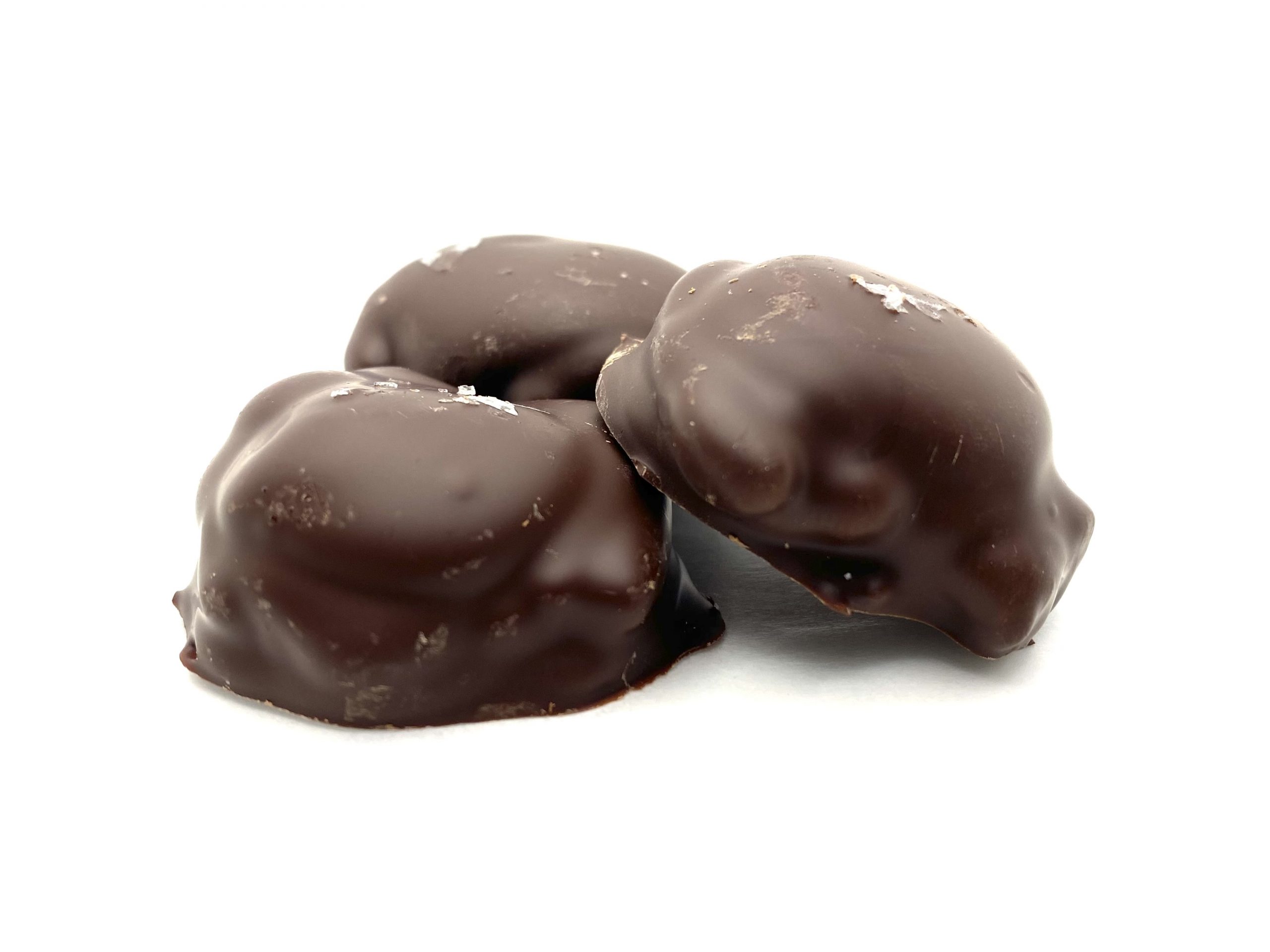 Salted Caramel Pecan Clusters – Dark Chocolate (8 pc bag)