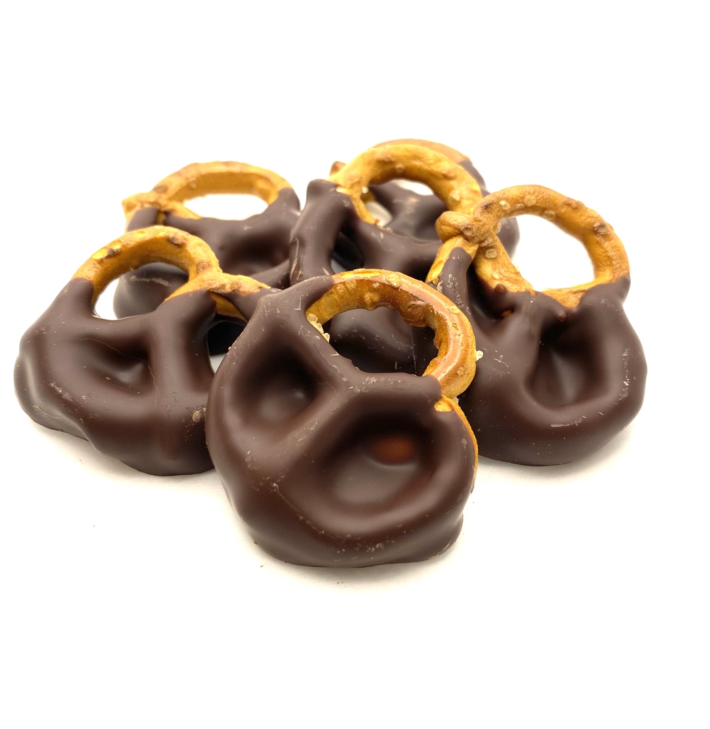 Dipped Pretzels in Dark Chocolate