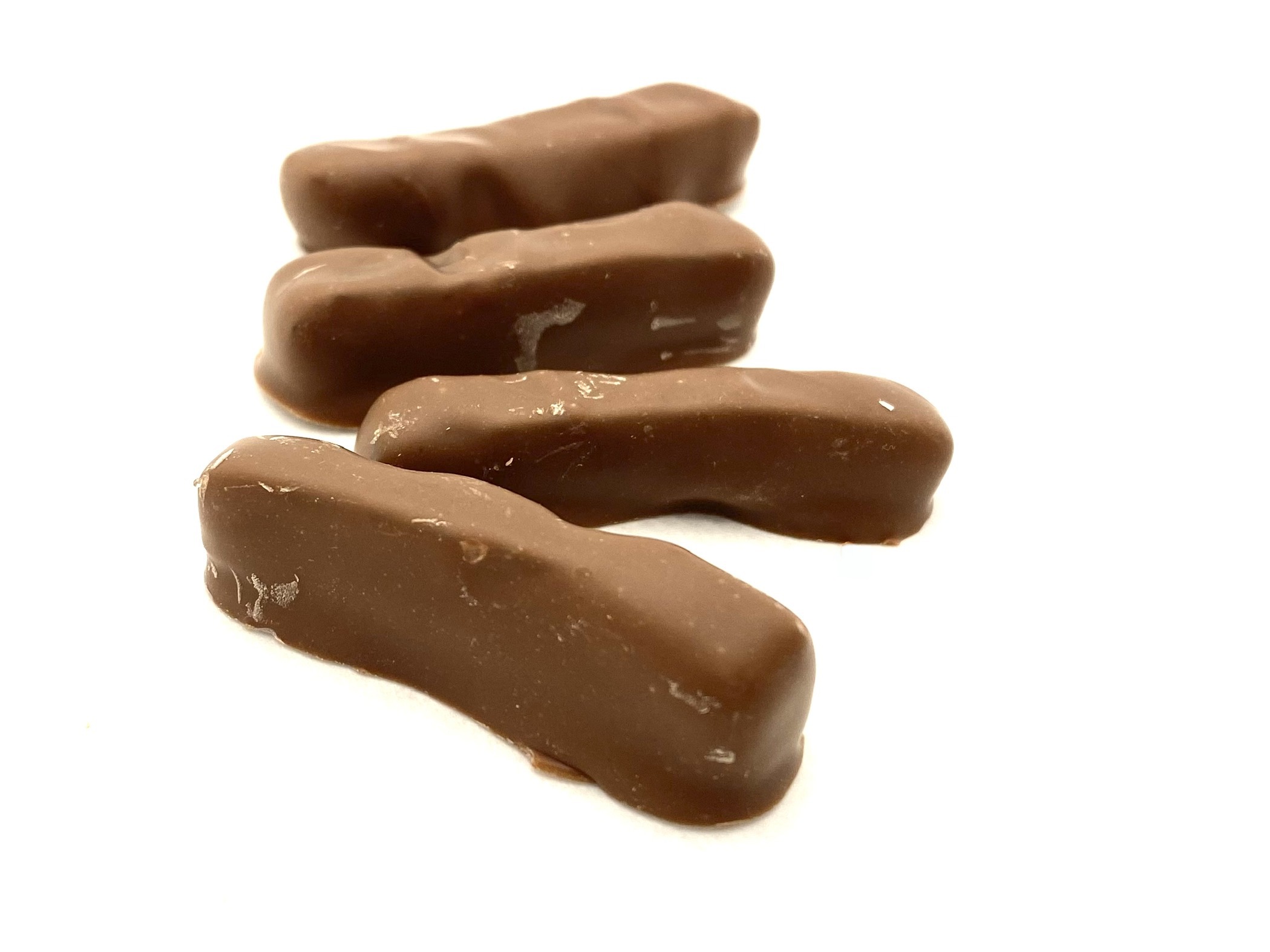 Dipped Candied Ginger in Milk Chocolate
