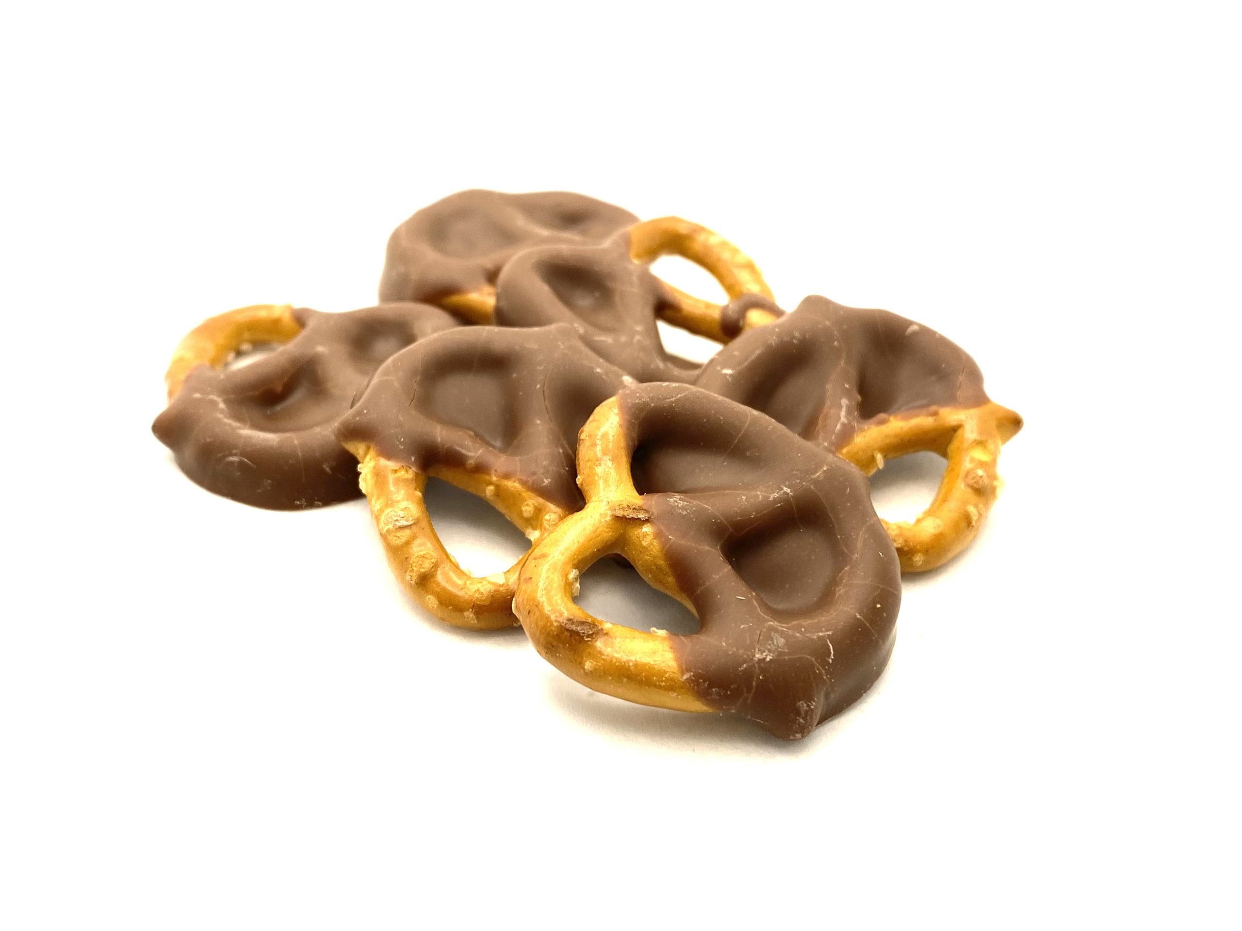 Dipped Pretzels in Milk Chocolate