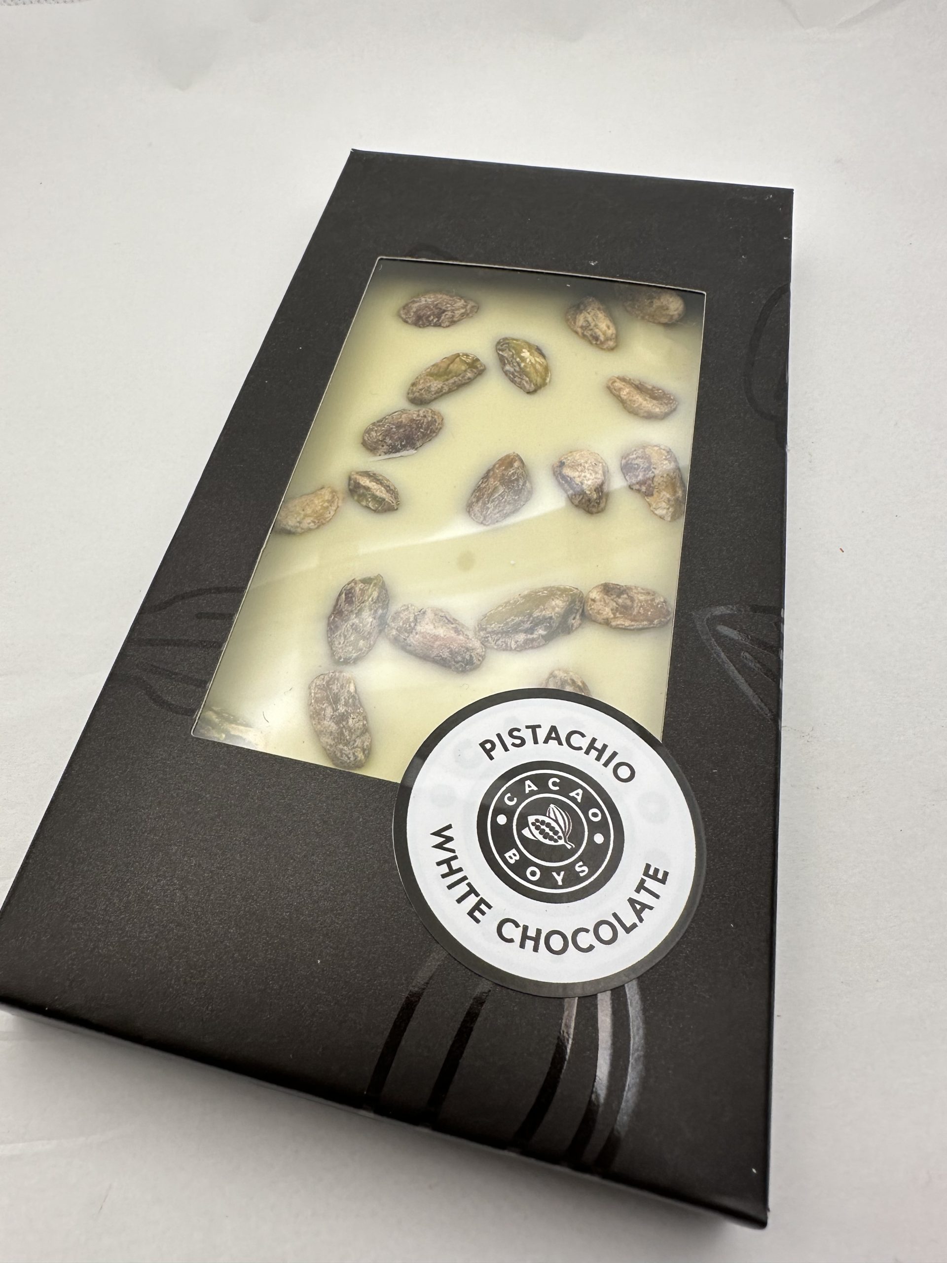 Chocolate  Bar 100g - Pistachio in White Chocolate