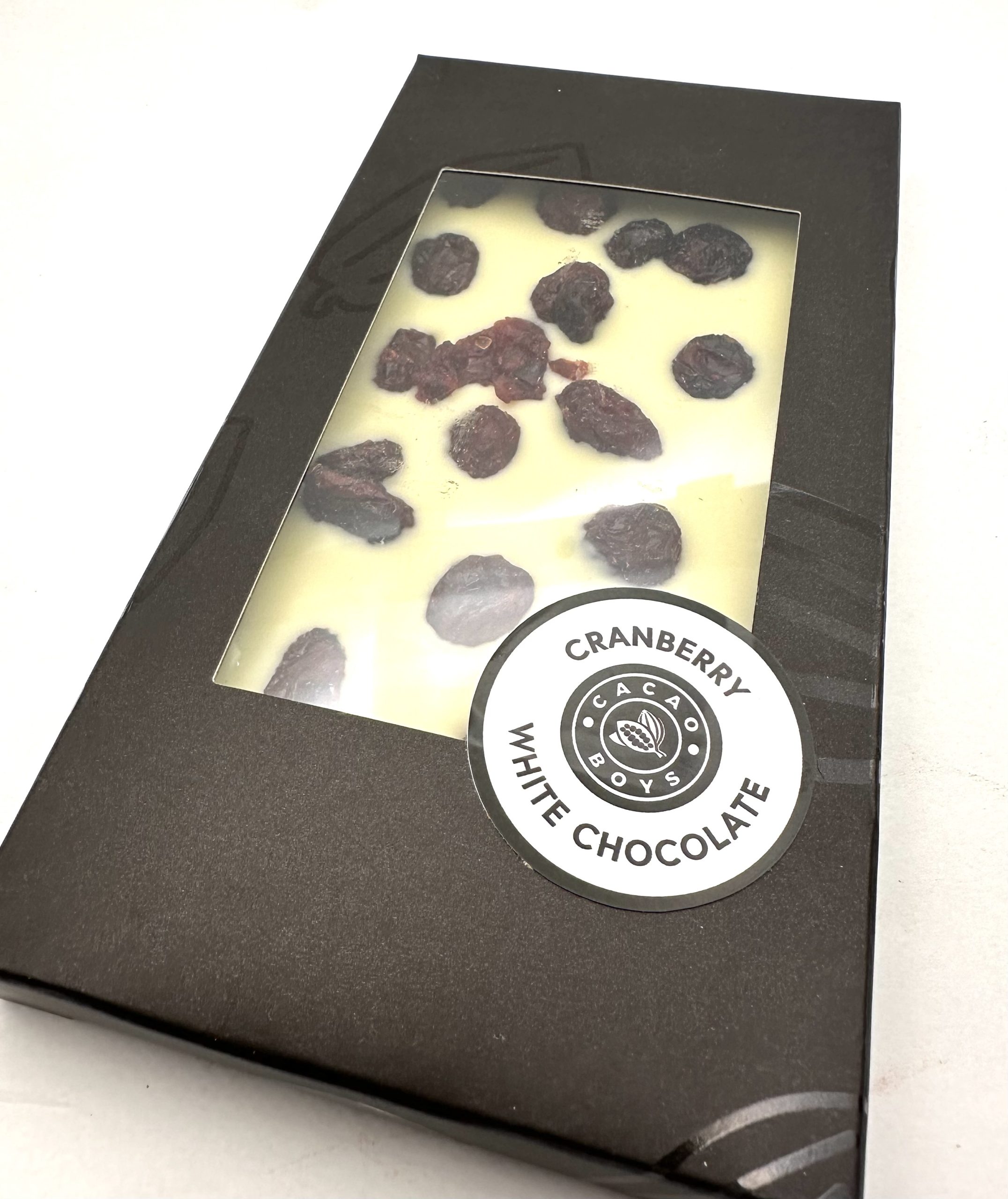 Chocolate  Bar 100g - Cranberry in White Chocolate