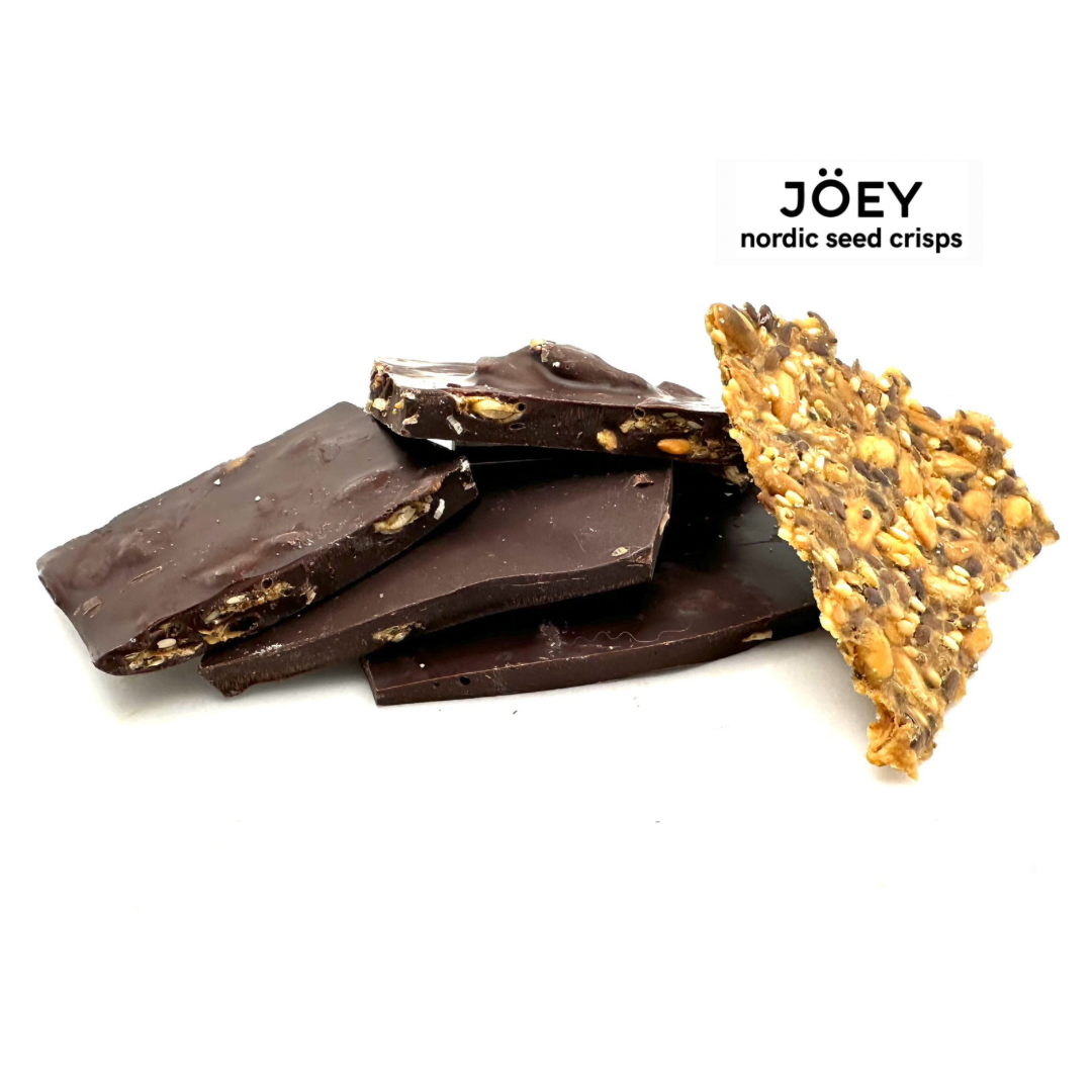Nordic Seed Crisps Bark in Dark Chocolate (100g)