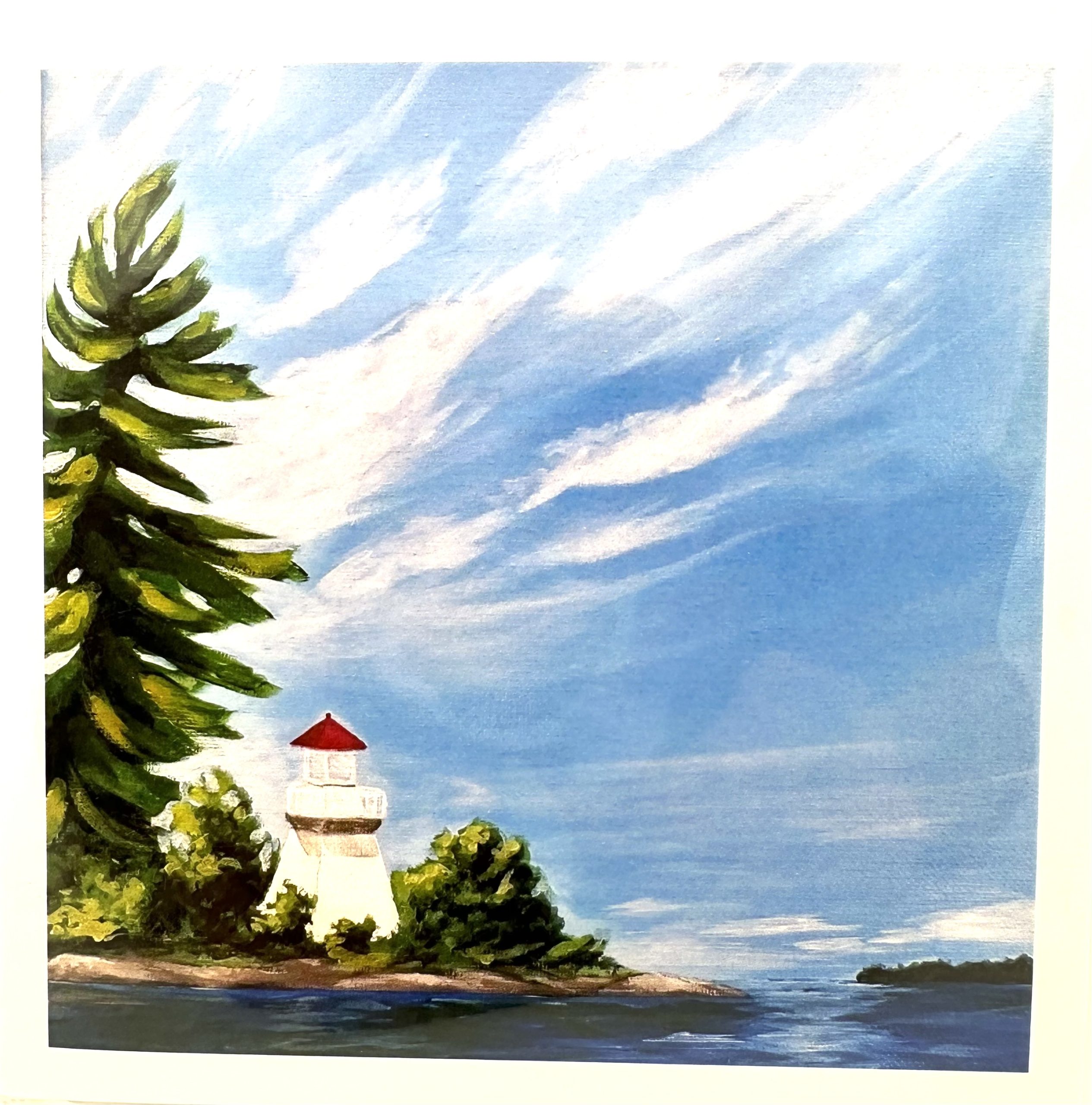 Greeting Cards by Tammy Coo - Gravenhurst Lighthouse