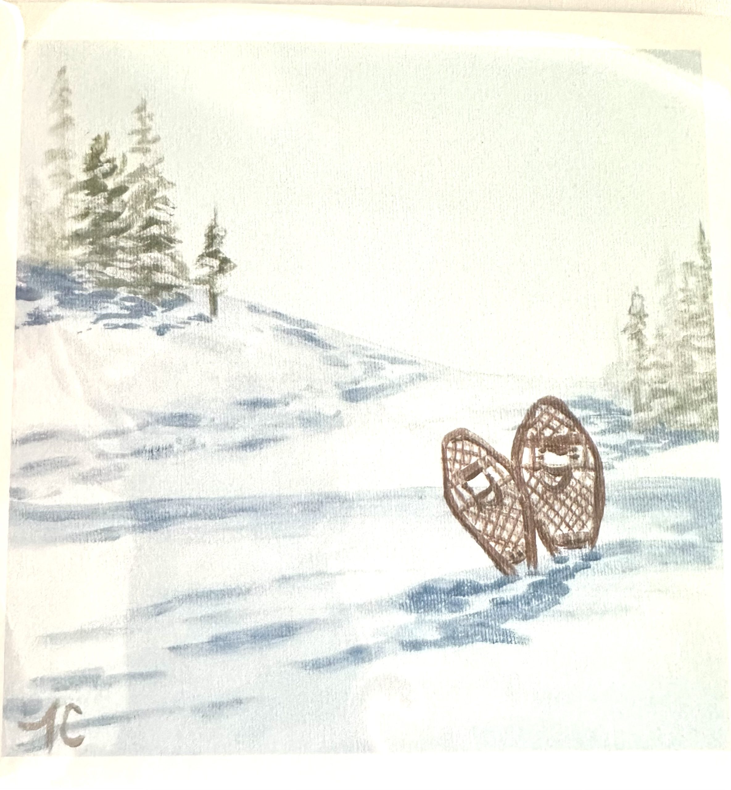 Greeting Cards by Tammy Coo - A Winter Walk
