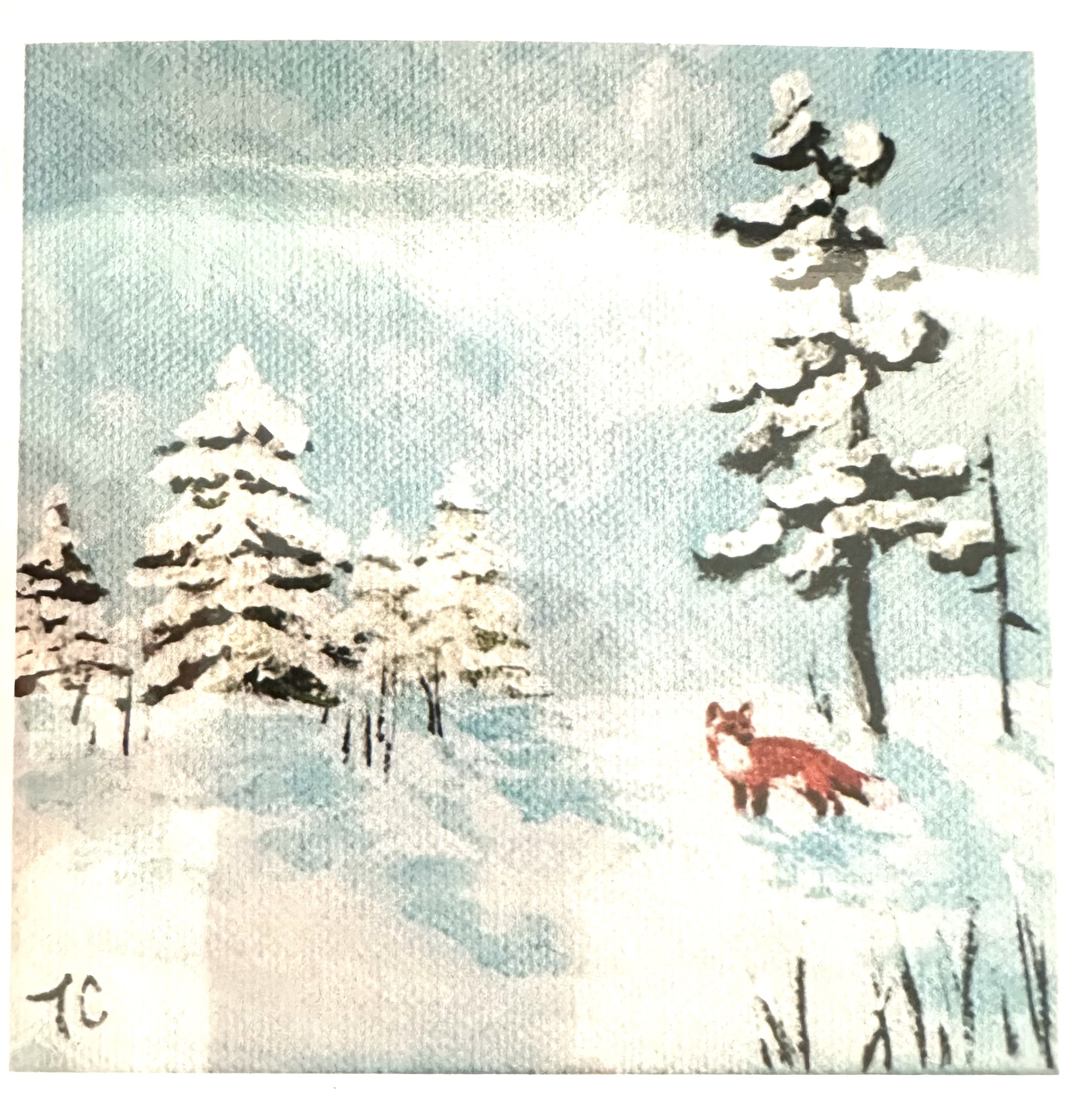 Greeting Cards by Tammy Coo - Foxy