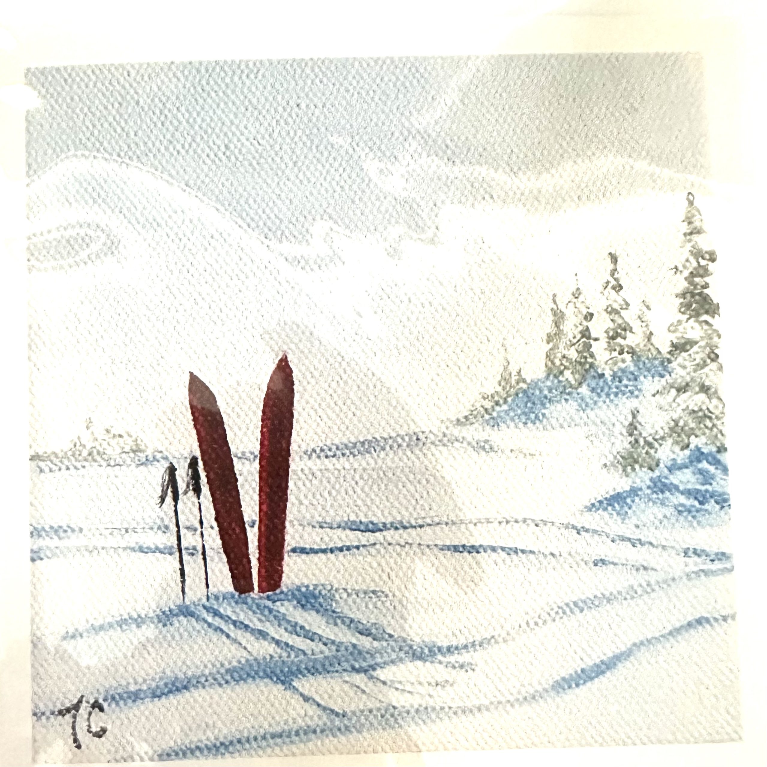 Greeting Cards by Tammy Coo - Lake Crossing
