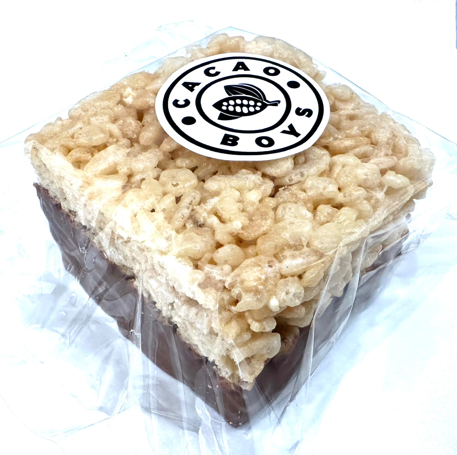 Rice Krispie Squares with Milk Chocolate