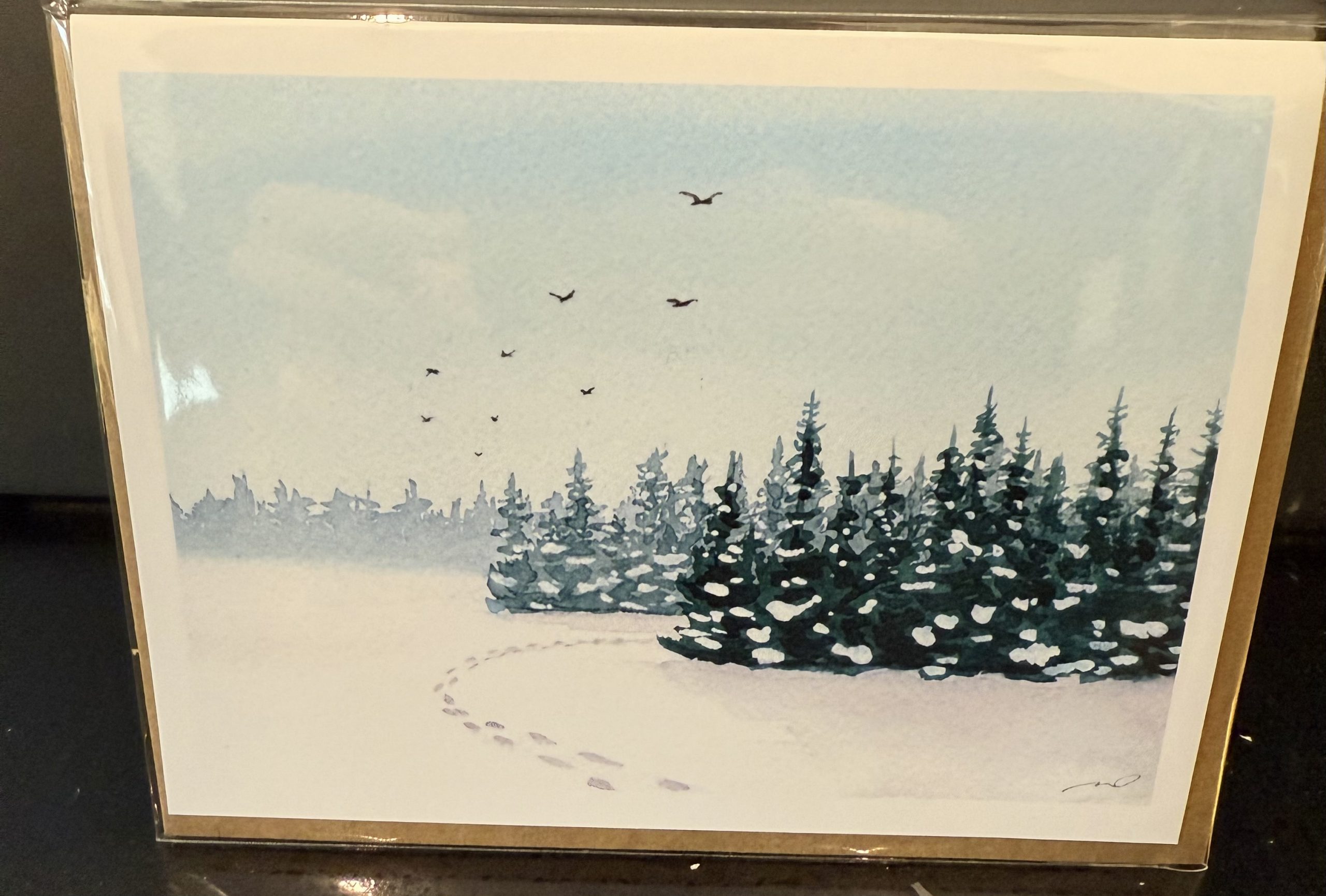 Greeting Cards by Melissa Van Dam - Silent Walk 2