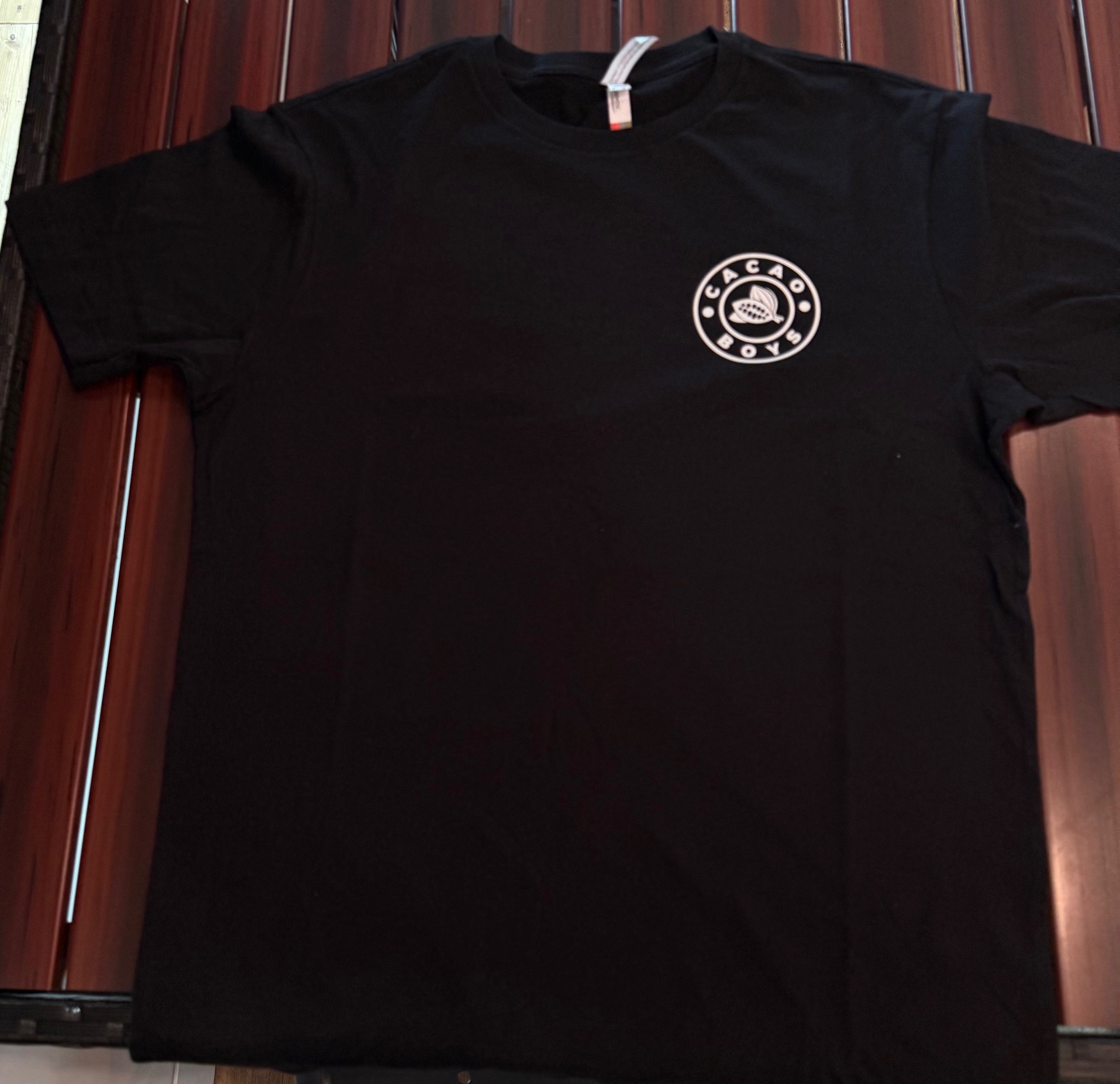T-Shirt - Cacao Boys "Skip The Drama, Eat The Fancy Chocolate" - Large, Black