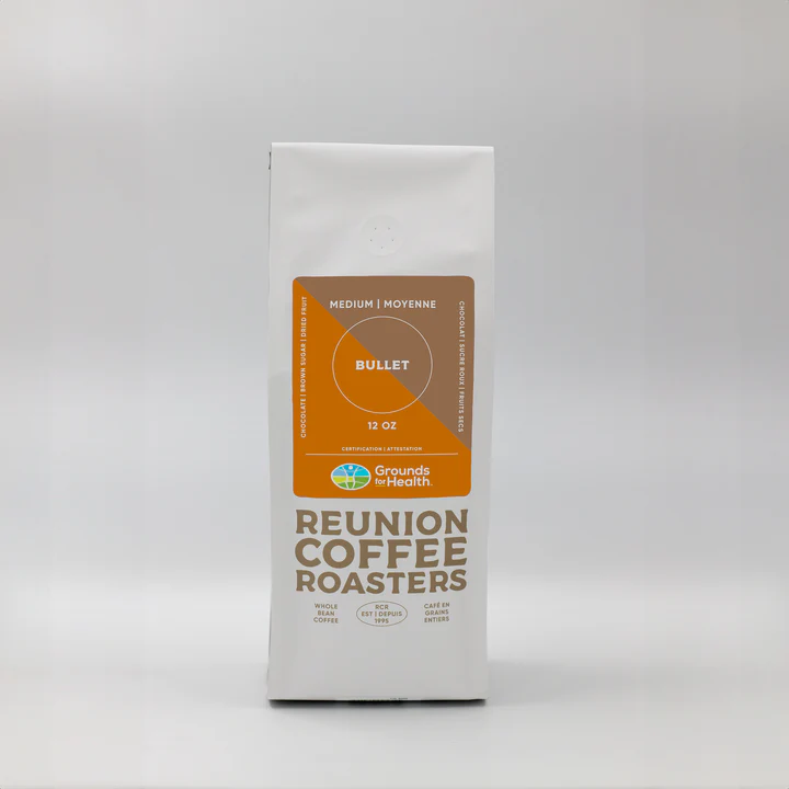 Reunion Coffee Beans - Bullet Espresso (Medium Roast) 12oz bag