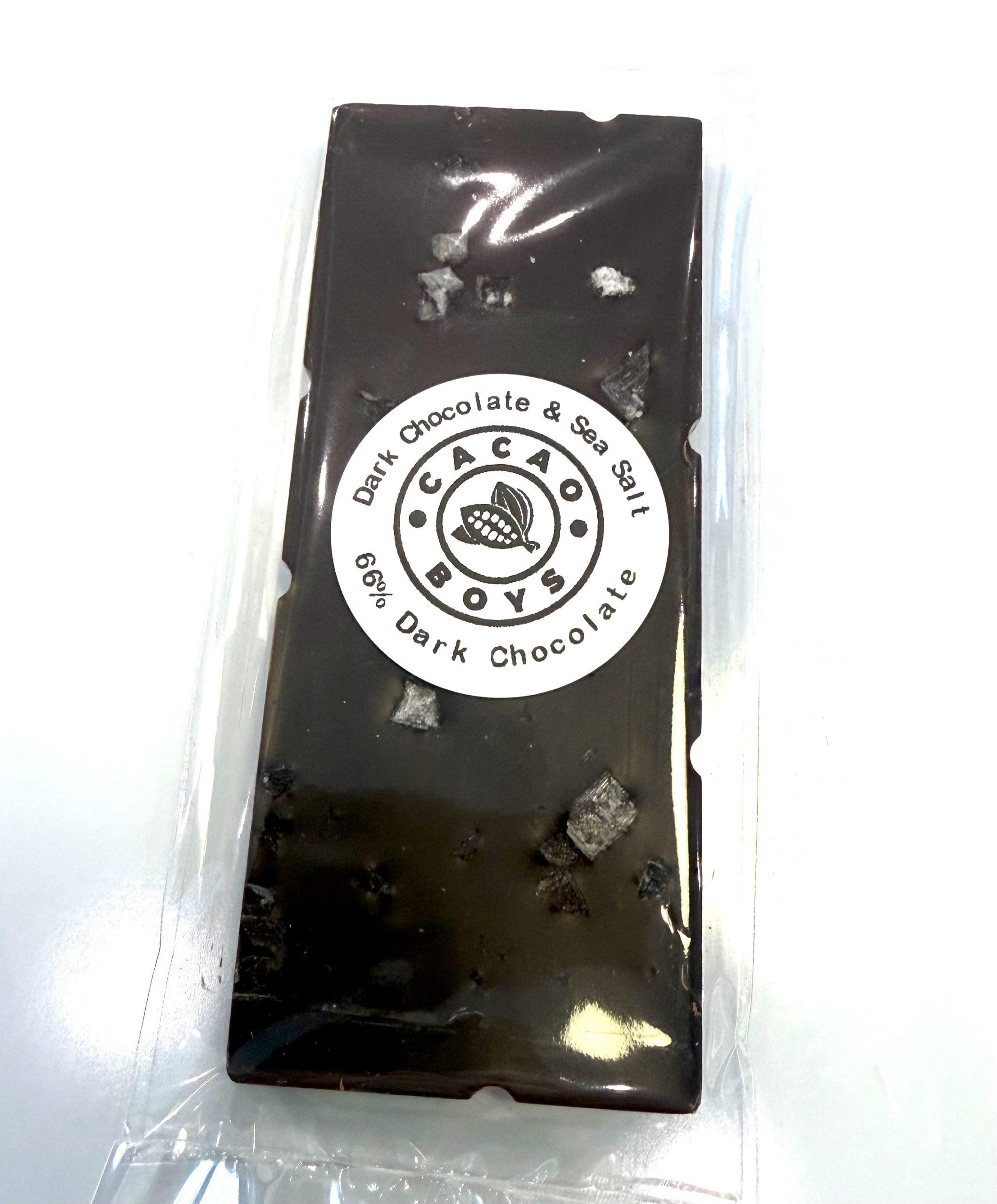 Dark Chocolate (66%) & Sea Salt Bar 45g