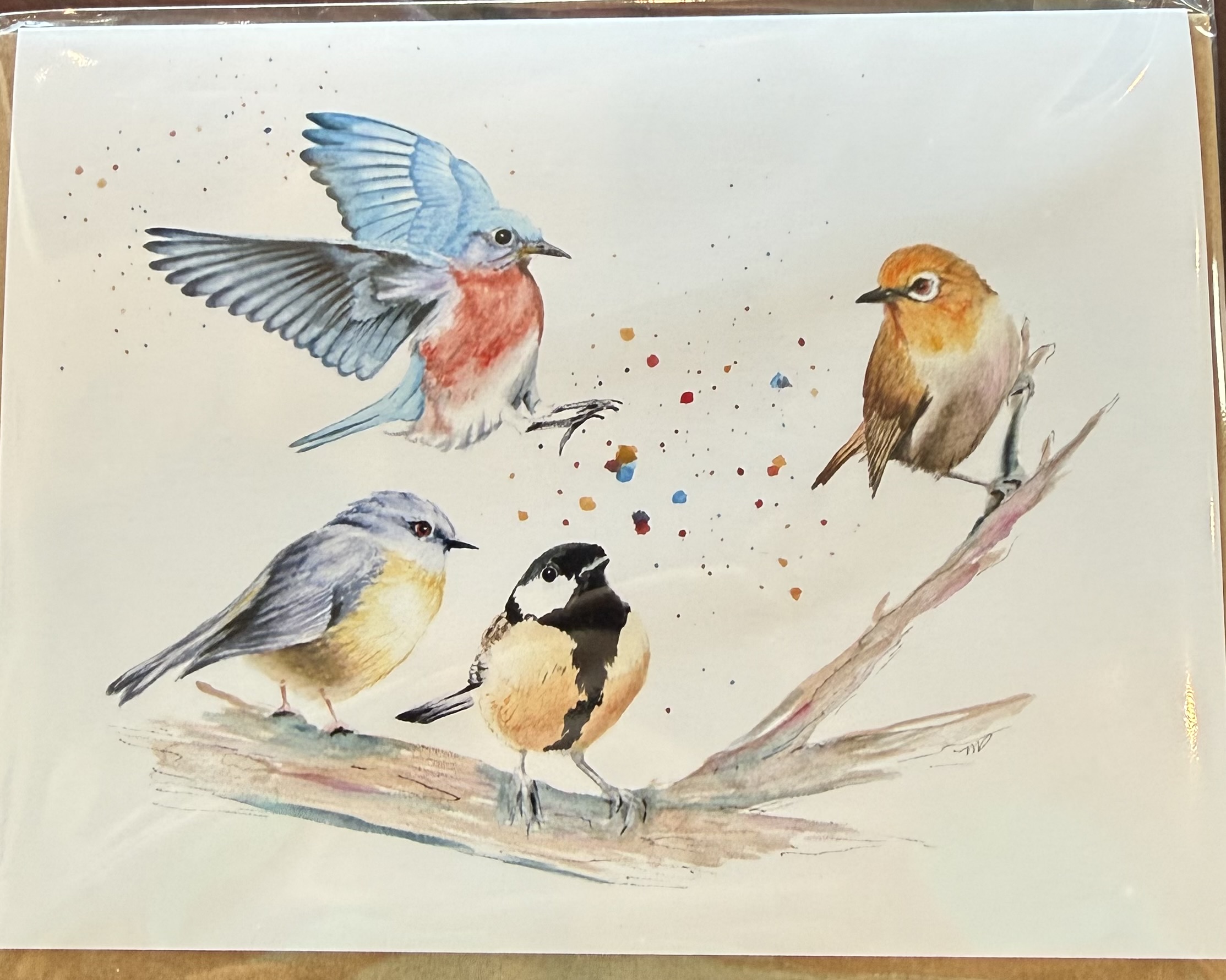 Greeting Cards by Melissa Van Dam - Crashing In